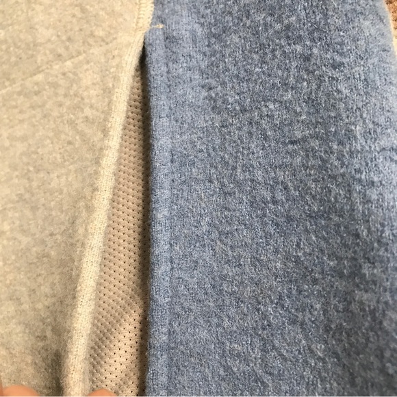 WOOLRICH 100% Wool Stone Gray/Blue Vest Full Zip w/ Pockets Women’s Sz Large EUC - Picture 8 of 13